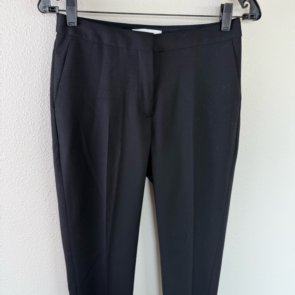 REISS Huxley Trouser Pants Black Slim-Leg Business Casual Women’s Size 4 - Picture 4 of 13